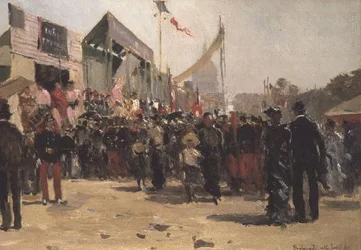 Kermis op de Esplanade des Invalides, 1891